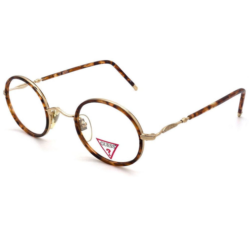 Round vintage eyeglasses by Guess, Italy